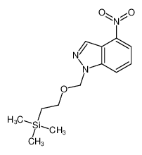 trimethyl-[2-[(4-nitroindazol-1-yl)methoxy]ethyl]silane_697739-00-7