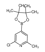 2-chloro-6-methyl-4-(4,4,5,5-tetramethyl-1,3,2-dioxaborolan-2-yl)pyridine_697739-22-3