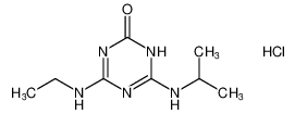 4-(ethylamino)-6-(isopropylamino)-1,3,5-triazin-2(1H)-one hydrochloride_69775-96-8