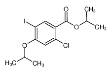 isopropyl 2-chloro-5-iodo-4-isopropoxybenzoate_697762-49-5