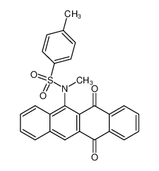 N-(6,11-dioxo-6,11-dihydro-naphthacen-5-yl)-N-methyl-toluene-4-sulfonamide_697799-33-0