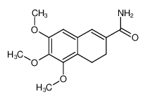 5,6,7-Trimethoxy-3,4-dihydro-naphthalene-2-carboxylic acid amide_69791-85-1