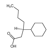 (R)-(-)-3-Cyclohexylheptansaeure_69795-91-1
