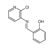 2-[(2-chloro-pyridin-3-ylimino)-methyl]-phenol_69800-97-1