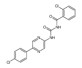 1-(2-chloro-benzoyl)-3-[5-(4-chloro-phenyl)-pyrazin-2-yl]-urea_69816-70-2
