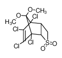 1,6,7,8-Tetrachloro-9,9-dimethoxy-3-thia-tricyclo[4.2.1.02,5]non-7-ene 3,3-dioxide_69817-92-1