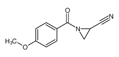 2-Aziridinecarbonitrile, 1-(4-methoxybenzoyl)-_69826-54-6
