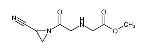 Glycine, N-[2-(2-cyano-1-aziridinyl)-2-oxoethyl]-, methyl ester_69827-16-3