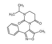 1-isopropyl-3-(5-methyl-3-phenylisoxazol-4-yl)dihydropyrimidine-2,4(1H,3H)-dione_698346-87-1