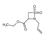 2-Allyl-1,1-dioxo-1λ6-[1,2]thiazetidine-3-carboxylic acid ethyl ester_698350-98-0