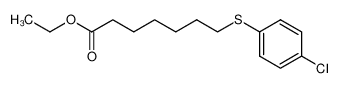 ethyl 7-(4-chlorophenylsulfanyl)heptanoate_698352-21-5
