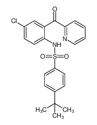 4-(tert-butyl)-N-(4-chloro-2-picolinoylphenyl)benzenesulfonamide_698395-84-5