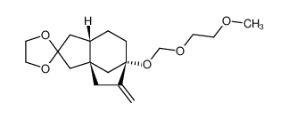 (3aR,6S,8aS)-6-((2-methoxyethoxy)methoxy)-5-methyleneoctahydrospiro[3a,6-methanoazulene-2,2'-[1,3]dioxolane]_69843-47-6