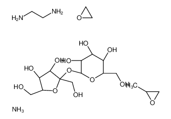 azane,(2R,3R,4S,5S,6R)-2-[(2R,3S,4S,5R)-3,4-dihydroxy-2,5-bis(hydroxymethyl)oxolan-2-yl]oxy-6-(hydroxymethyl)oxane-3,4,5-triol,ethane-1,2-diamine,2-methyloxirane,oxirane_69856-05-9