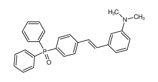 (E)-(4-(3-(dimethylamino)styryl)phenyl)diphenylphosphine oxide_69882-35-5