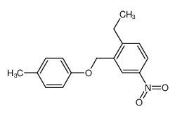1-Ethyl-4-nitro-2-p-tolyloxymethyl-benzene_69885-48-9