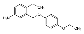 Benzenamine, 3-[(4-ethoxyphenoxy)methyl]-4-ethyl-_69885-69-4