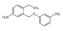 Benzenamine, 4-ethyl-3-[(3-methylphenoxy)methyl]-_69885-75-2