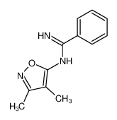 N-(3,4-dimethyl-isoxazol-5-yl)benzamidine_69886-47-1