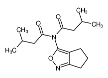 N-(5,6-dihydro-4H-cyclopenta[c]isoxazol-3-yl)-3-methyl-N-(3-methylbutanoyl)butanamide_698976-52-2