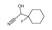 α-(1-Fluorocyclohexyl)-α-hydroxyacetonitrile_699-43-4
