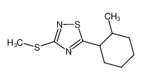 5-(2-methylcyclohexyl)-3-methylthio-1,2,4-thiadiazole_699003-80-0