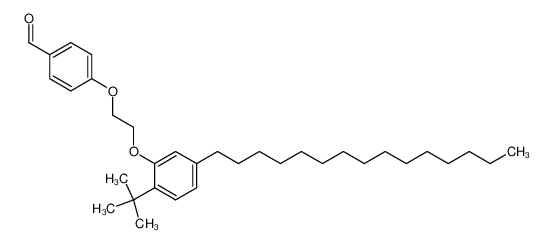 4-[2-(2-tert-Butyl-5-pentadecyl-phenoxy)-ethoxy]-benzaldehyde_699008-88-3