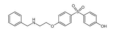 4-[[4-[2-(benzylamino)ethoxy]phenyl]sulfonyl]phenol_699013-78-0