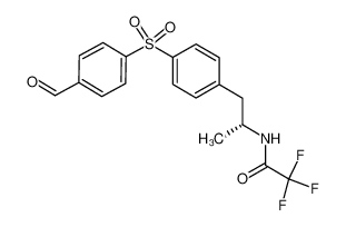 2,2,2-trifluoro-N-[(1R)-2-[4-[(4-formylphenyl)sulfonyl]phenyl]-1-methylethyl]acetamide_699016-12-1
