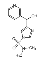 4-(3-hydroxypyridinylmethyl)imidazole-1-sulfonic acid dimethylamide_699021-01-7