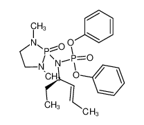 (E)-(R)-(1,3-dimethyl-2-oxo-2λ5-[1,3,2]diazaphospholidin-2-yl)-(1-ethyl-but-2-enyl)-phosphoramidic acid diphenyl ester_699023-75-1