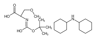 N-cyclohexylcyclohexanamine,(2S)-3-methoxy-2-[(2-methylpropan-2-yl)oxycarbonylamino]propanoic acid_69912-63-6