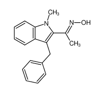 2-Acetyl-3-benzyl-1-methylindol-oxim_69913-86-6