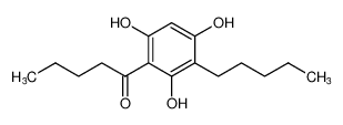 1-Pentanone, 1-(2,4,6-trihydroxy-3-pentylphenyl)-_69916-12-7