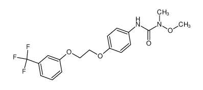 1-methoxy-1-methyl-3-(4-(2-(3-(trifluoromethyl)phenoxy)ethoxy)phenyl)urea_69919-52-4