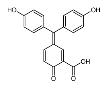 3-(4,4'-dihydroxy-benzhydryliden)-6-oxo-cyclohexa-1,4-dienecarboxylic acid_69936-74-9
