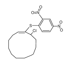 E-13-Chlor-1-(2,4-dinitrophenylthio)-cyclotridecen_69940-74-5