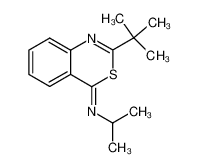 (2-tert-butyl-benzo[d][1,3]thiazin-4-ylidene)-isopropyl-amine_69948-88-5