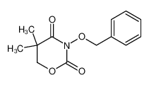 3-Benzyloxy-5,6-dihydro-5,5-dimethyl-2H-1,3-oxazin-2,4(3H)-dion_69956-53-2