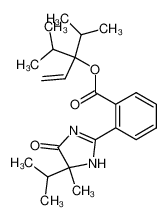 2-(4-isopropyl-4-methyl-5-oxo-4,5-dihydro-1H-imidazol-2-yl)-benzoic acid 1,1-diisopropyl-allyl ester_69969-24-0