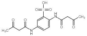 2,5-bis(3-oxobutanoylamino)benzenesulfonic acid_70185-87-4