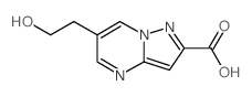 6-(2-Hydroxy-ethyl)-pyrazolo[1,5-a]pyrimidine-2-carboxylic acid_712319-12-5