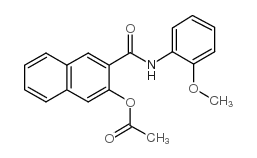 [3-[(2-methoxyphenyl)carbamoyl]naphthalen-2-yl] acetate_7128-79-2