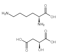 (2S)-2,6-diaminohexanoic acid,(2S)-2-hydroxybutanedioic acid_71555-10-7