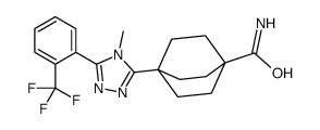 1-[4-methyl-5-[2-(trifluoromethyl)phenyl]-1,2,4-triazol-3-yl]bicyclo[2.2.2]octane-4-carboxamide_719274-83-6