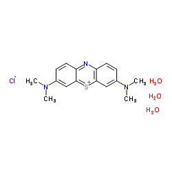 亚甲基蓝;次甲基蓝;亚甲蓝 英文名称: methylene blue trihydrate