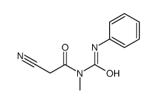 2-Cyano-N-methyl-N-(phenylcarbamoyl)acetamide_72702-74-0