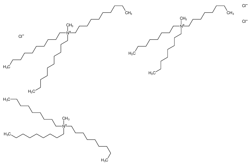 methyl-tri(nonyl)azanium,methyl(trioctyl)azanium,tris-decyl(methyl)azanium,trichloride_72749-59-8