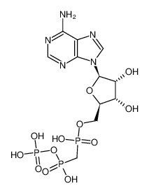 [(2R,3S,4R,5R)-5-(6-aminopurin-9-yl)-3,4-dihydroxyoxolan-2-yl]methoxy-[[hydroxy(phosphonooxy)phosphoryl]methyl]phosphinic acid_7292-42-4