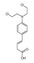 (E)-4-[4-[bis(2-chloroethyl)amino]phenyl]but-3-enoic acid_73027-06-2